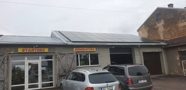 Tukums - Autoserviss (13.6kW 40gab. saules paneļi)